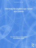 Cover: Unlocking the English Legal System - Routledge