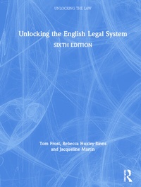 Enlarge image Cover: Unlocking the English Legal System - Routledge