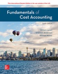 Cover: ISE Fundamentals of Cost Accounting - McGraw-Hill Education