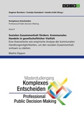 Cover: Sozialen Zusammenhalt foerdern. Kommunales Handeln in gesellschaftlicher Vielfalt - GRIN Verlag
