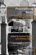 Cover: Philosophizing Brecht - Brill