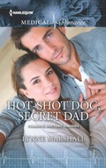 Cover: Hot-Shot Doc, Secret Dad - Harlequin