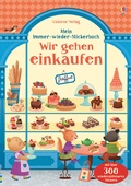 Cover: Mein Immer-wieder-Stickerbuch: Wir gehen einkaufen - Usborne