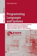 Cover: Programming Languages and Systems - Springer