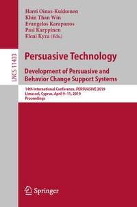 Abbildung von: Persuasive Technology: Development of Persuasive and Behavior Change Support Systems - Springer