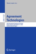 Cover: Agreement Technologies - Springer