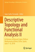 Cover: Descriptive Topology and Functional Analysis II - Springer