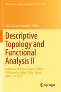 Cover: Descriptive Topology and Functional Analysis II - Springer