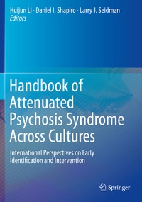 Abbildung von: Handbook of Attenuated Psychosis Syndrome Across Cultures - Springer