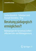 Cover: Beratung p&auml;dagogisch erm&ouml;glichen?! - Springer VS