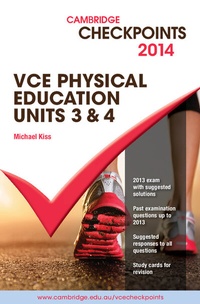 Abbildung von: Cambridge Checkpoints VCE Physical Education Units 3 and 4 2014 - Cambridge University Press