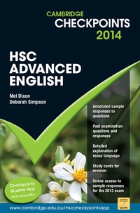 Enlarge image Cover: Cambridge Checkpoints HSC Advanced English 2014 - Cambridge University Press