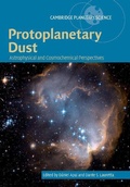 Cover: Protoplanetary Dust - Cambridge University Press