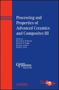Cover: Processing and Properties of Advanced Ceramics and Composites III - Wiley