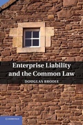 Cover: Enterprise Liability and the Common Law - Cambridge University Press
