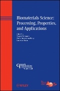 Cover: Biomaterials Science - Processing, Properties, and Applications - Ceramic Transactions V228 - Wiley