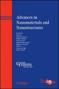 Cover: Advances in Nanomaterials and Nanostructures - Wiley