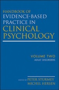 Cover: Handbook of Evidence-Based Practice in Clinical Psychology, Volume 2, Adult Disorders - Wiley