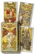 Cover: Golden Art Nouveau Tarot - Llewellyn Publications