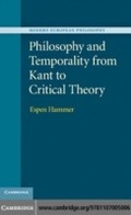 Cover: Philosophy and Temporality from Kant to Critical Theory - Cambridge University Press