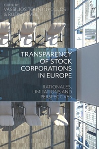 Abbildung von: Transparency of Stock Corporations in Europe - Hart Publishing