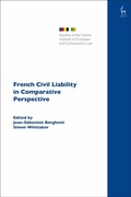 Cover: French Civil Liability in Comparative Perspective - Hart Publishing