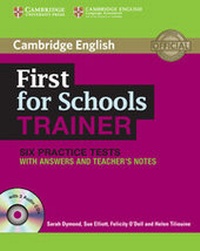 Enlarge image Cover: First for Schools Trainer Six Practice Tests with Answers and Audio CDs (3) - Cambridge University Press