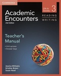 Cover: Academic Encounters Level 3 Teacher's Manual Reading and Writing - Cambridge University Press