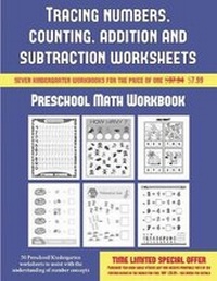Enlarge image Cover: Preschool Math Workbook (Tracing numbers, counting, addition and subtraction) - Coloring Pages