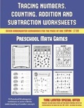 Cover: Preschool Math Games (Tracing numbers, counting, addition and subtraction) - Coloring Pages