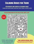 Cover: Coloring Books for Teens (40 Complex and Intricate Coloring Pages) - Coloring Pages