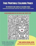 Cover: Free Printable Coloring Pages (40 Complex and Intricate Coloring Pages) - Coloring Pages