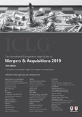 Cover: The International Comparative Legal Guide to: Mergers & Acquisitions 2019 - Global Legal Group Ltd