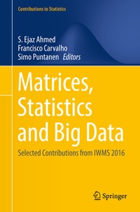 Abbildung von: Matrices, Statistics and Big Data - Springer