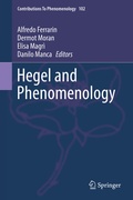 Cover: Hegel and Phenomenology - Springer