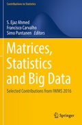 Cover: Matrices, Statistics and Big Data - Springer