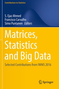 Abbildung von: Matrices, Statistics and Big Data - Springer