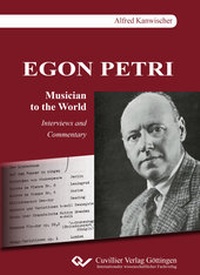 Abbildung von: EGON PETRI, Musician to the World - Cuvillier Verlag
