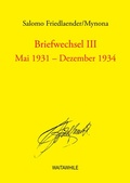 Cover: Briefwechsel III - BoD - Books on Demand