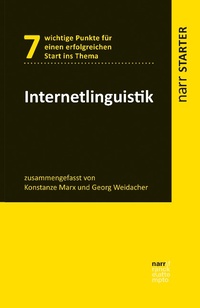Enlarge image Cover: Internetlinguistik - Narr Francke Attempto Verlag