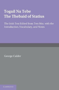 Enlarge image Cover: Togail na Tebe - Cambridge University Press