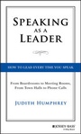 Cover: Speaking As a Leader - Jossey-Bass