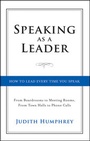 Cover: Speaking As a Leader - Jossey-Bass