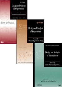 Enlarge image Cover: Design and Analysis of Experiments, 3 Volume Set - Wiley