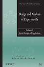 Cover: Design and Analysis of Experiments, Volume 3 - Wiley