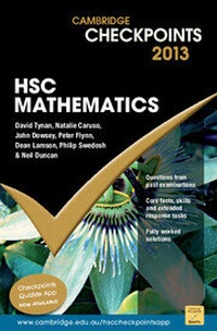 Enlarge image Cover: Cambridge Checkpoints HSC Mathematics 2013 - Cambridge University Press