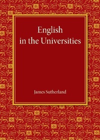 Enlarge image Cover: English in the Universities - Cambridge University Press