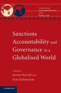 Enlarge image Cover: Sanctions, Accountability and Governance in a Globalised World - Cambridge University Press