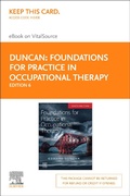 Cover: Foundations for Practice in Occupational Therapy E-BOOK - Elsevier