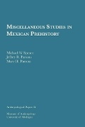 Cover: Miscellaneous Studies in Mexican Prehistory - University of Michigan, Museum of Anthropology, Publications Department